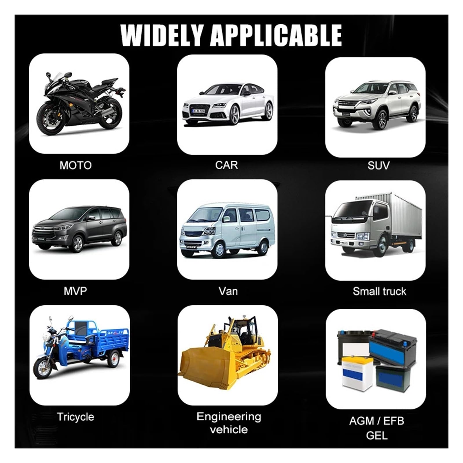 Ładowarka Samochodowa 12V 10A I 24V 5A Konserwacja Impulsów Wyświetlacz LCD Inteligentne Szybkie Ładowanie Samochodowa Motocyklowa Ładowarka Kwasowo-ołowiowa Szybkie I Wydajne łAdowanie(Yellow)