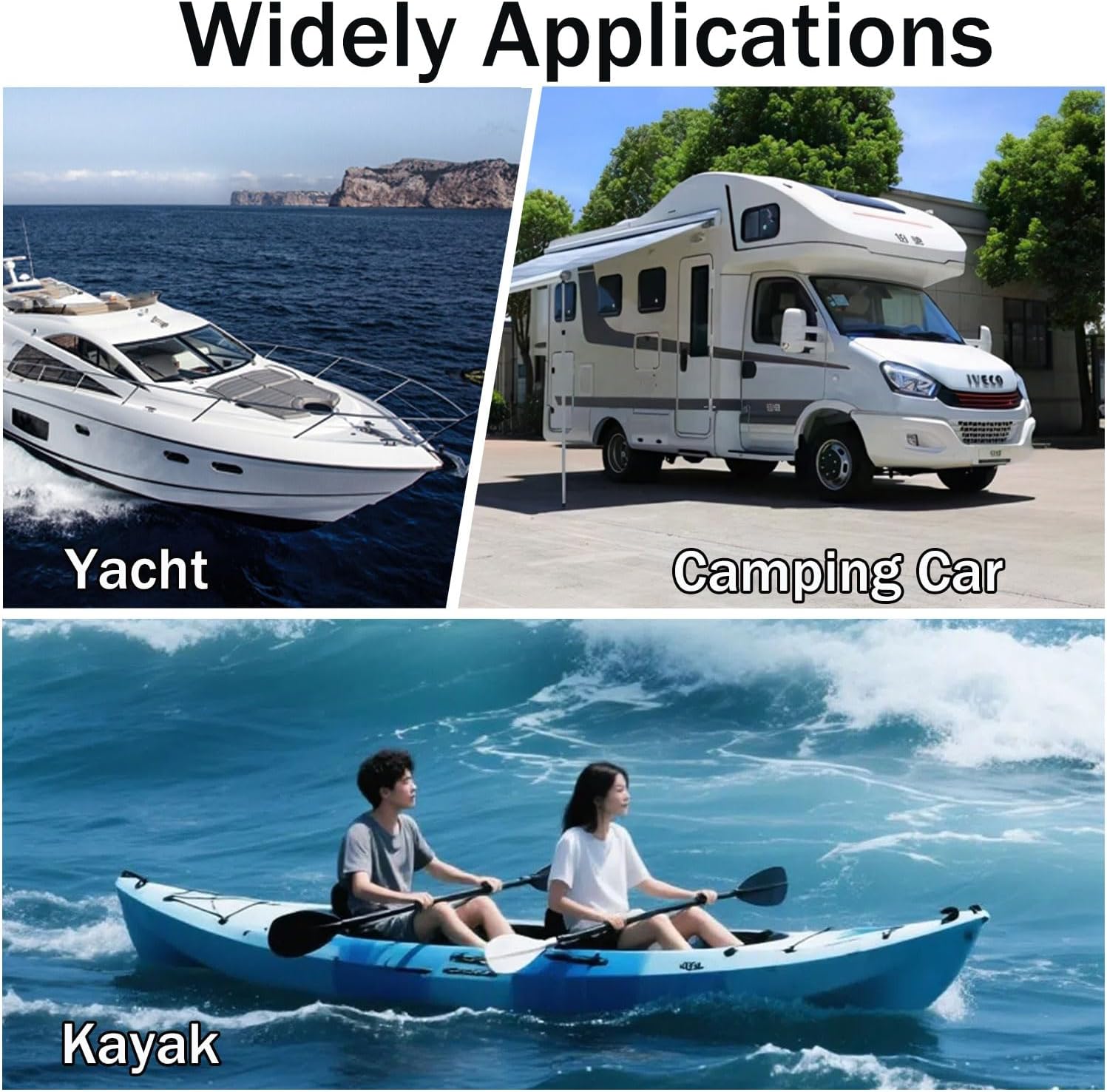 Kayak Track Mount Tie Down, Track Mount Eyelet Rail Accessories 316 Stainless Steel for Kayak Cart, Canoe, Cooler