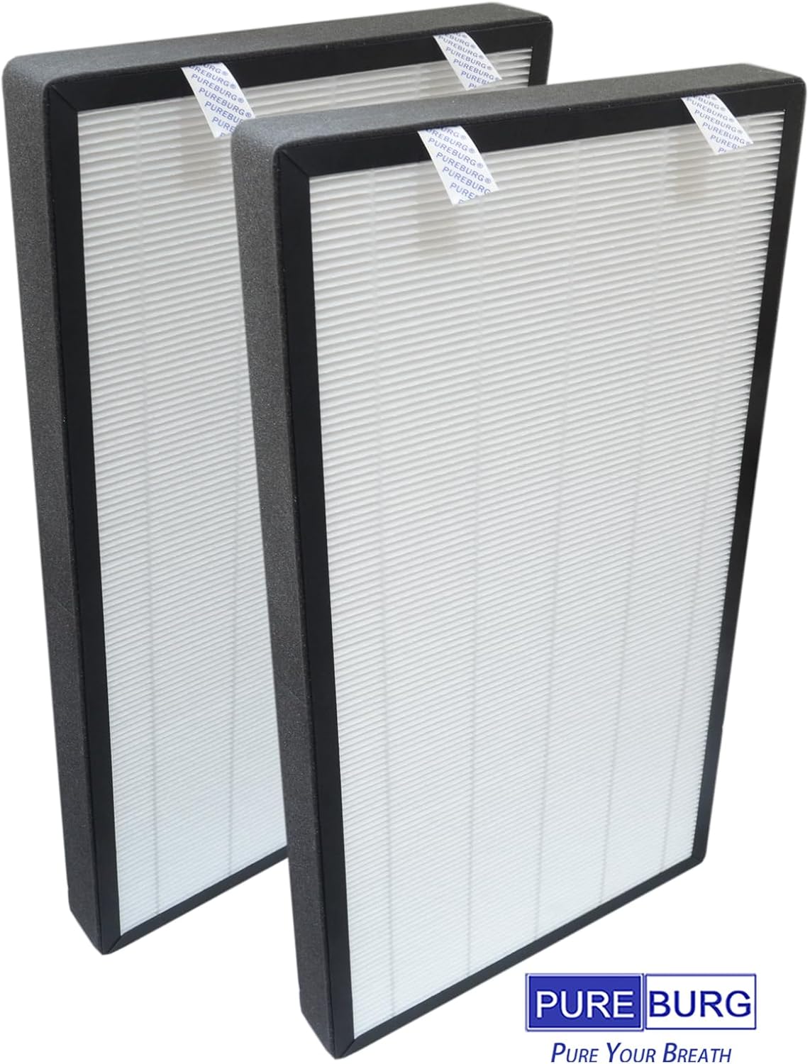 PUREBURG Replacement Filter Set Compatible with HATHASPACE HSP003 Air Purifier, 1-Set (2 Filters) H13 HEPA Activated Carbon Dual Filtration Air Clean - Image 5
