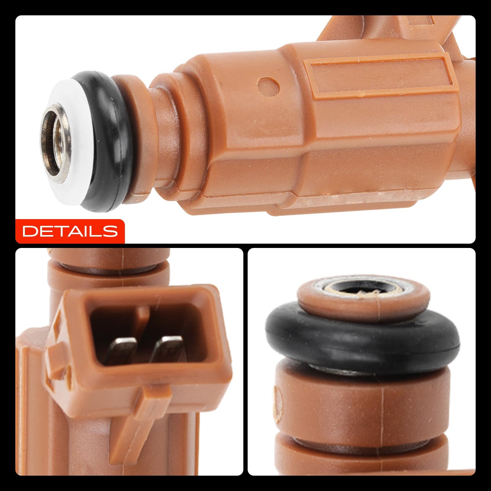 Frankberg 8 valvole iniettore carburante 0280156016 | Compatibile con: CLK C208, Classe E, modello T, S210, Classe M W163, CLK Cabriolet A208, Classe S Coupé C215