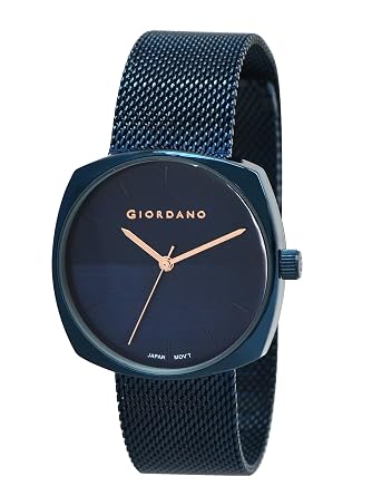 Giordano Analog Stylish Watch for Women Water Resistant Fashion Watch Round Shape with 3 Hand Mechanism Wrist Watch to Compliment Your Look/Ideal Gift for Female - GZ-60076