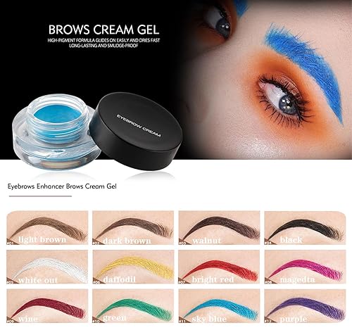 Miniatura 7 de Anjoize - Bolígrafo para cejas, kit de aseo de cejas laminado 4D, cepillo de cejas Anjoize, kit de inicio de cejas laminado 4D, cepillo de sello de