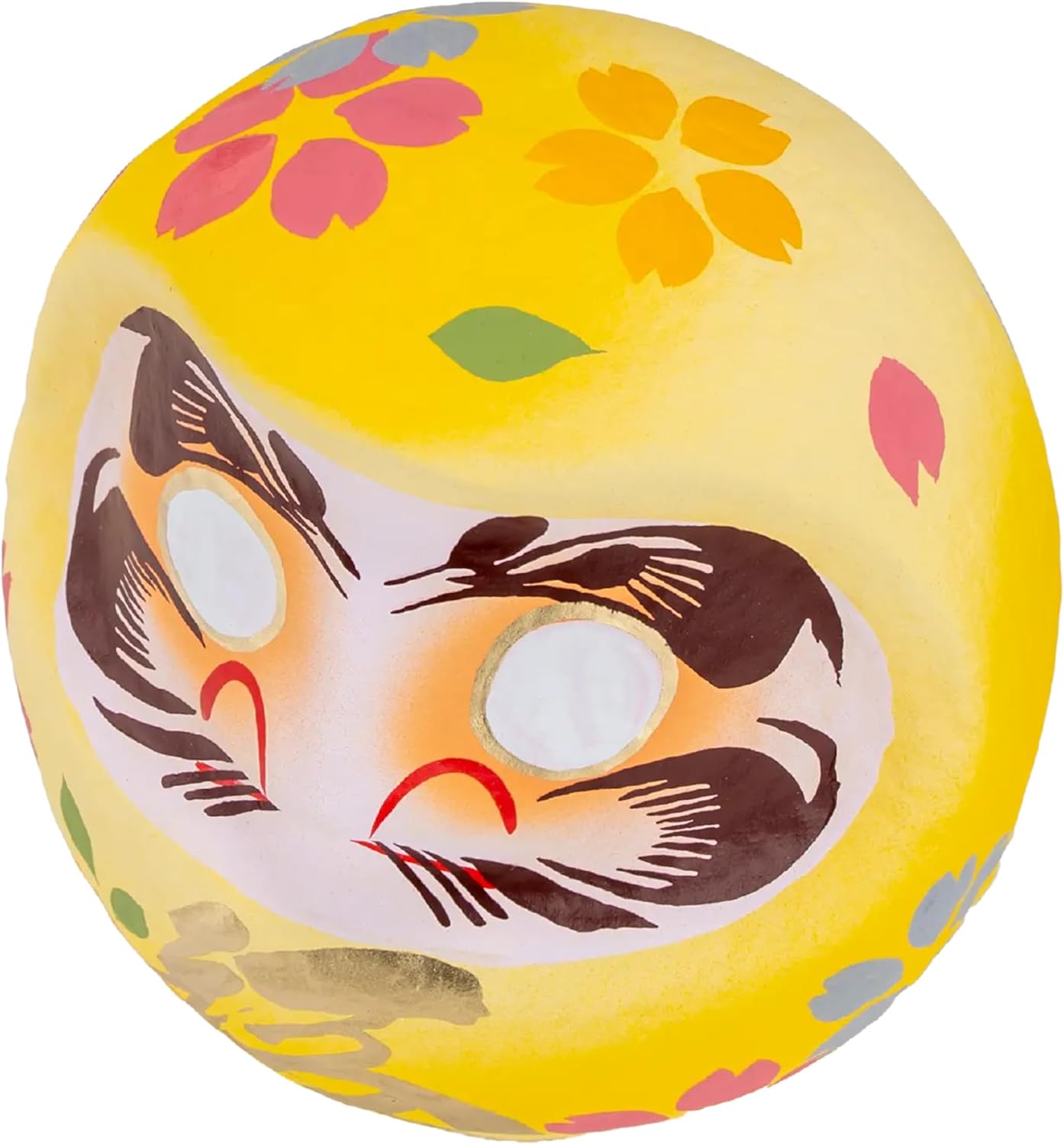 Daruma Doll - Special Edition - 4.7" Sakura Yuuka (Spring) Yellow