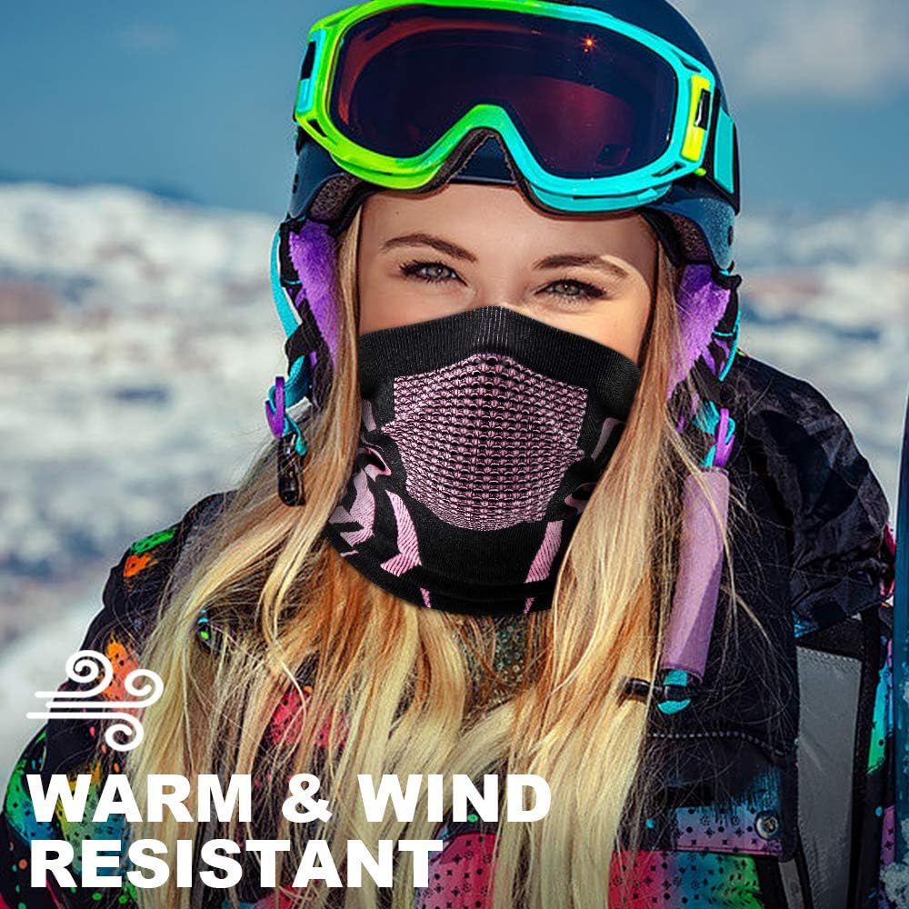 WTACTFUL Winter Neck Warmer Gaiter Windproof Face Mask Balaclava Bandana for Ski Snowboard - Image 5