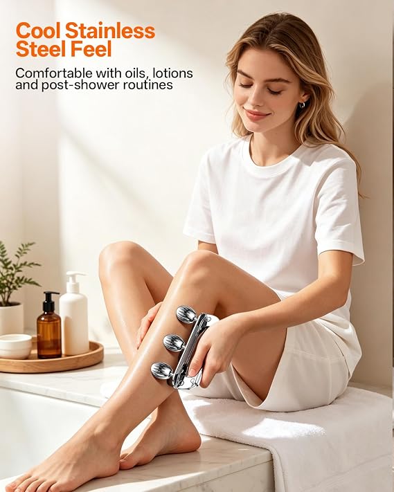 Cellulite Massage Tool for Thighs, Hips & Belly Lymphatic Drainage Tool