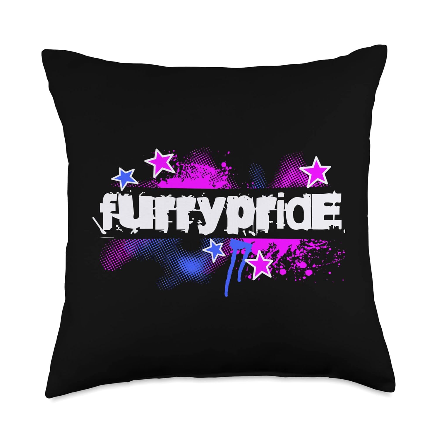 Furry Pride - Funny Furry Throw Pillow