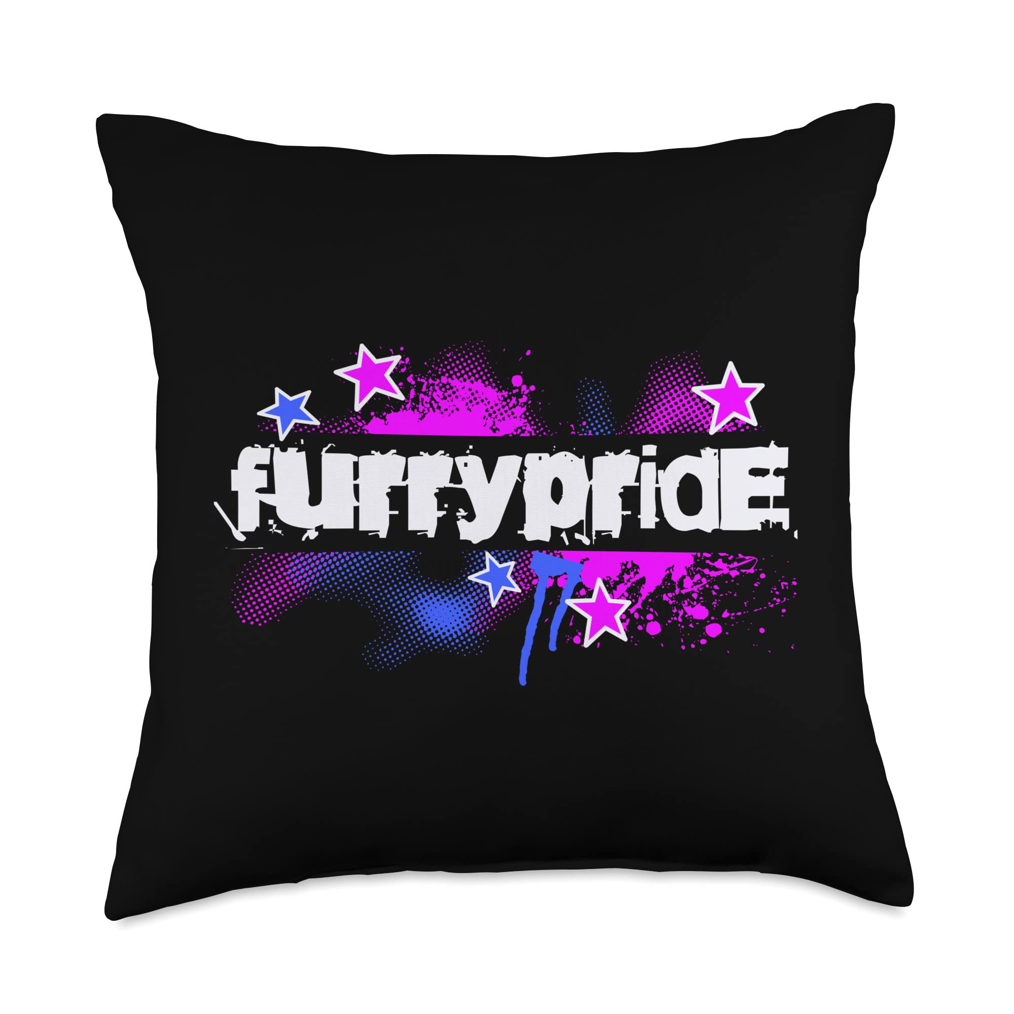 Furry Pride - Funny Furry Throw Pillow