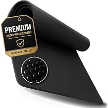 Floordirekt Sparta Floor Protection Mat - Non-Slip Fitness Mat & Underlay Mat for Treadmill, Cross Trainer & Fitness Equipment, Shock Absorbing