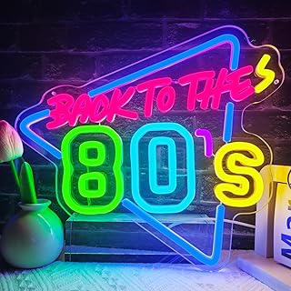 Back to the 80s ネオンサイン Back to the 80s LED ネオンサイン 80年代に戻る 部屋の装飾