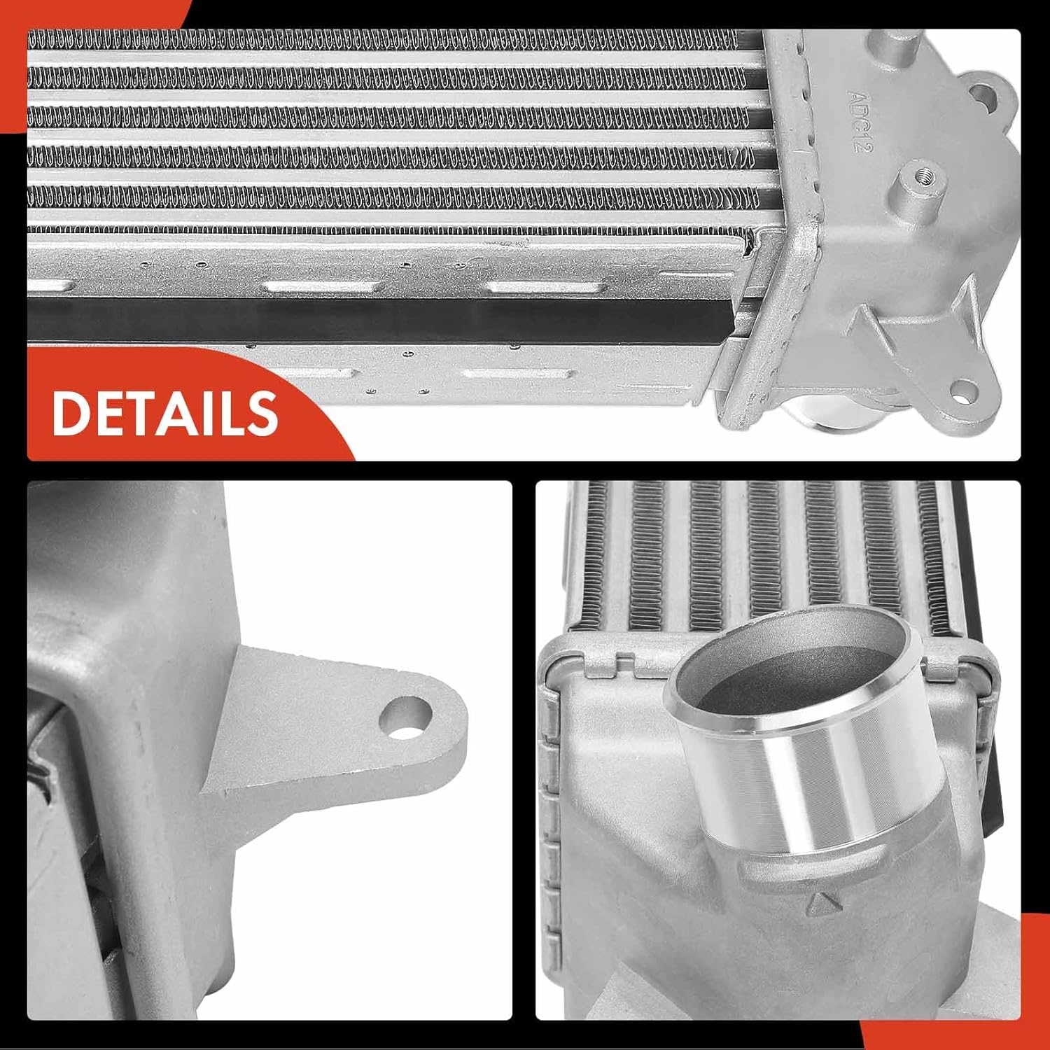 A-Premium Turbo Intercooler Charge Air Cooler Compatible with Hyundai Elantra GT 2018-2020, Veloster 2019-2021 & Kia Soul 2020-2022, Forte 2019-2024, 1.6L 2.0L
