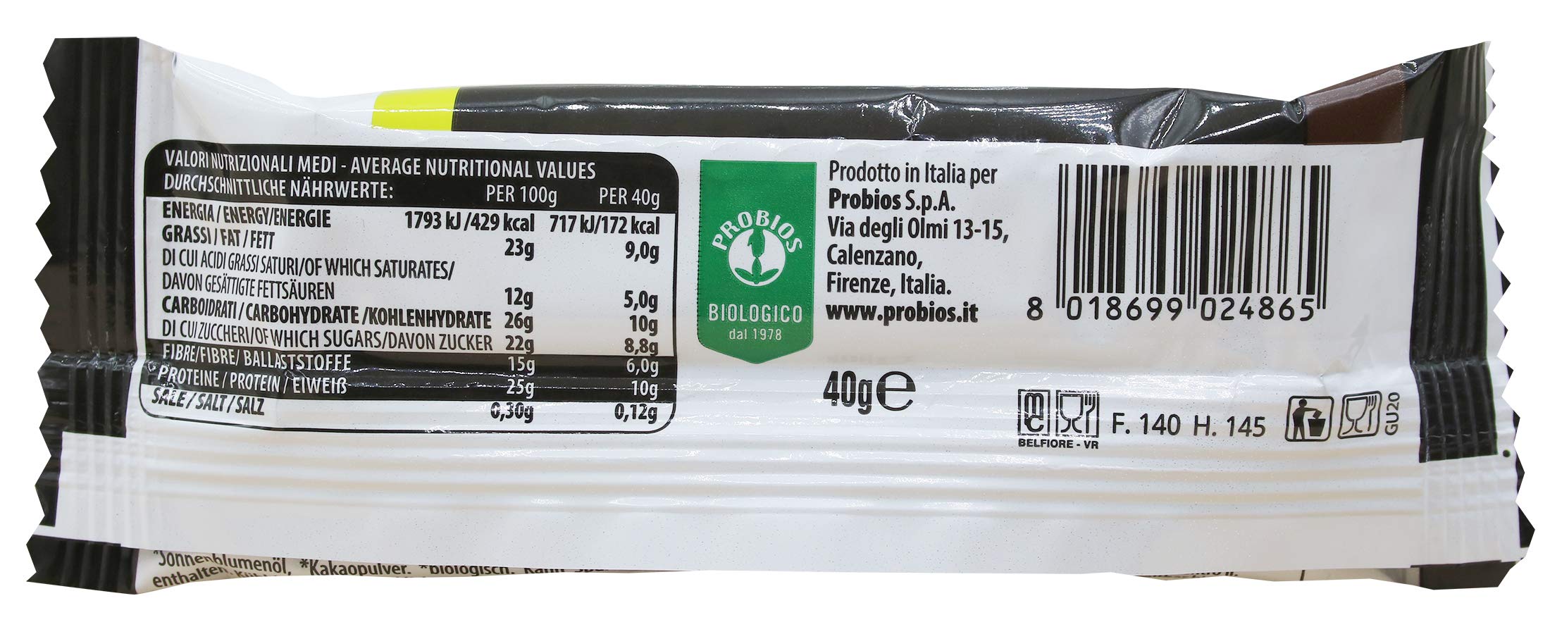 PROTEIN BAR CIOCCOLATO FONDENTE
