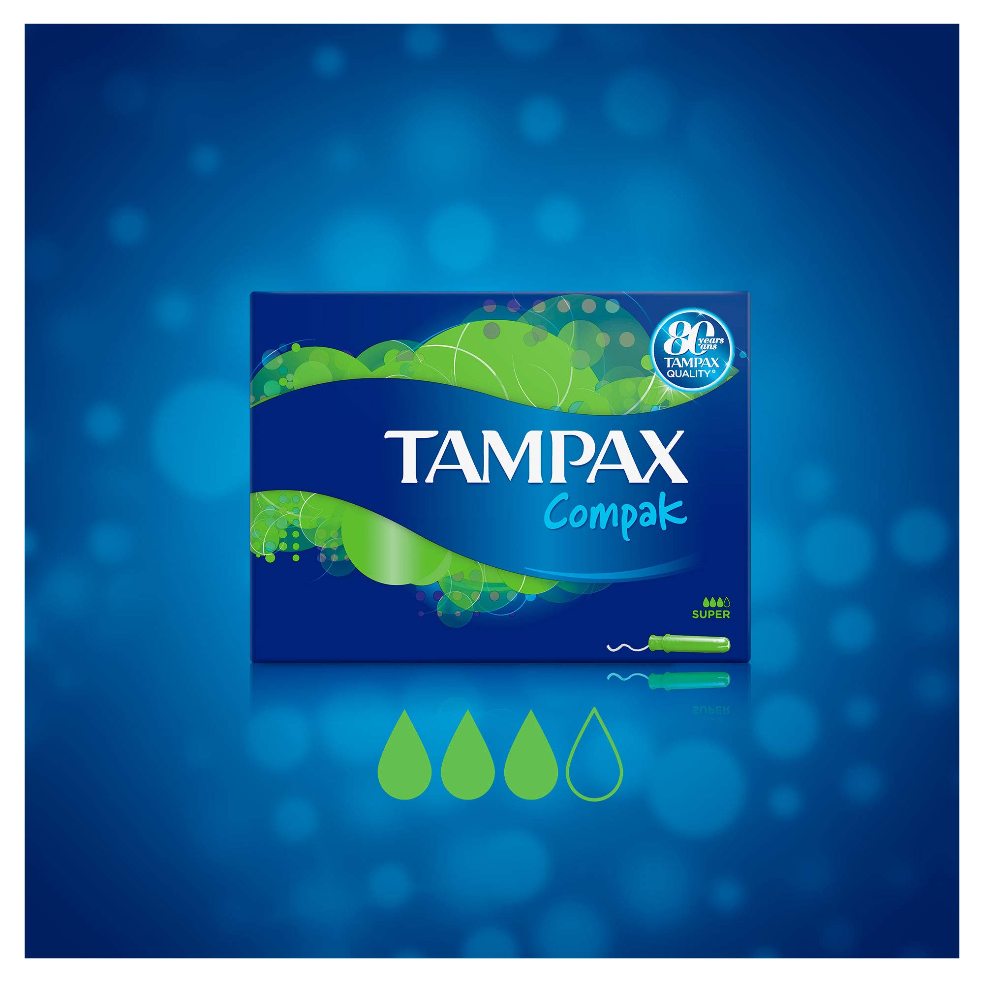 Tampax Compak Super tampony z aplikatorem, 16 sztuk