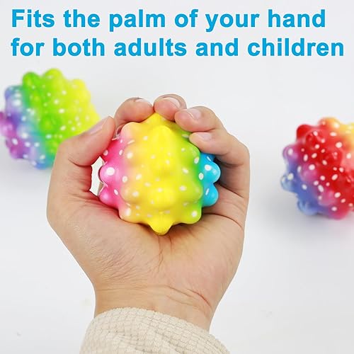 Miniatura 6 de Bolas espaciales, bola de rebote extrema alta Tiktok Pop Bouncing Rubber Bounce Ball Sensory Ball Mejora la coordinación mano-ojo, pelota de