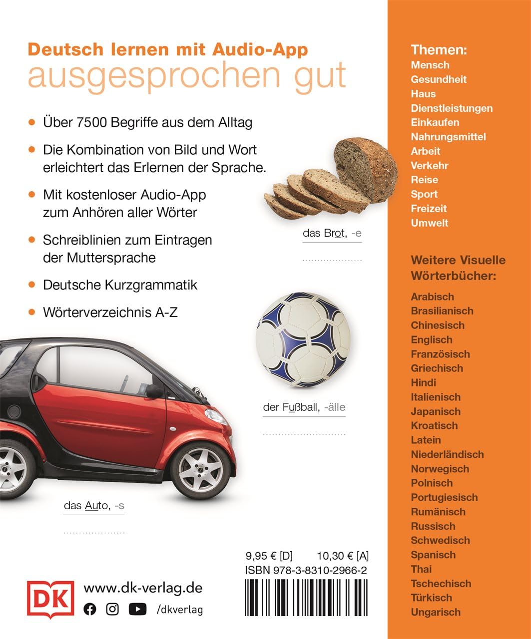 Visuelles Wörterbuch Deutsch als Fremdsprache: Mit Audio-App - Jedes Wort gesprochen