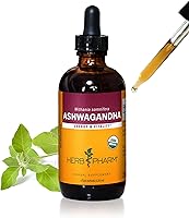Vista 1 de Extracto orgánico certificado de Ashwagandha para la energía y la vitalidad de Herb Pharm, DASHWA04, 1, 1