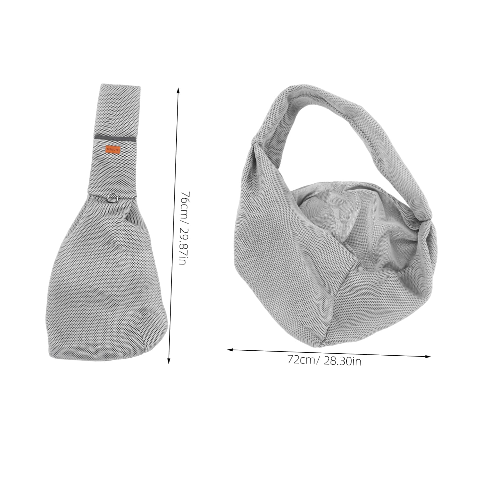 GALPADA Breathable Mesh Pet Carrier Backpack for Small Dogs Cats Comfortable Travel Bag Safety Buckle Gray