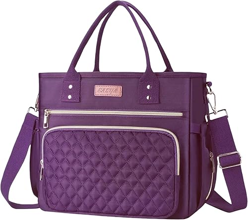 EASYA Bolsas de almuerzo grandes para mujer para el trabajo, aisladasaisladas, para adultos, bolsa de almuerzo térmica de nailon para mujeresbolsa