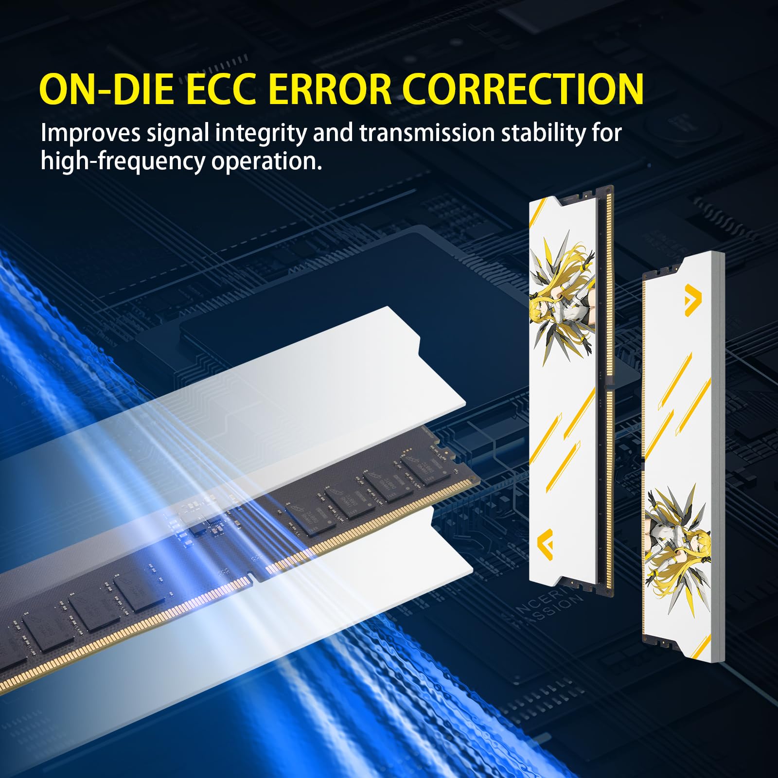 ACClamator DDR5メモリー 32GB(16GB×2) 6000Mhz Acclamator DDR5 RAM 32GB (2x16GB) 6000MHz (PC5-48000) Desktop