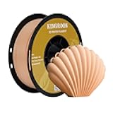 Kingroon PLA 3D Printer Filament, Dimensional Accuracy +/- 0.02 mm, 1 kg Spool(2.2lbs), 1.75 mm, Light apricot