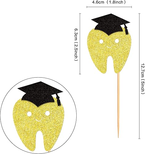 Miniatura 3 de Ercadio Paquete de 10 calcomanías de graduación 2025, calcomanías redondas de oro de clase de 2025, calcomanías adhesivas de graduación