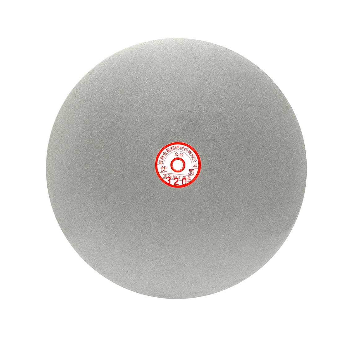 uxcell 300mm 12-inch Grit 120 Diamond Coated Flat Lap Disk Wheel Grinding Sanding Disc