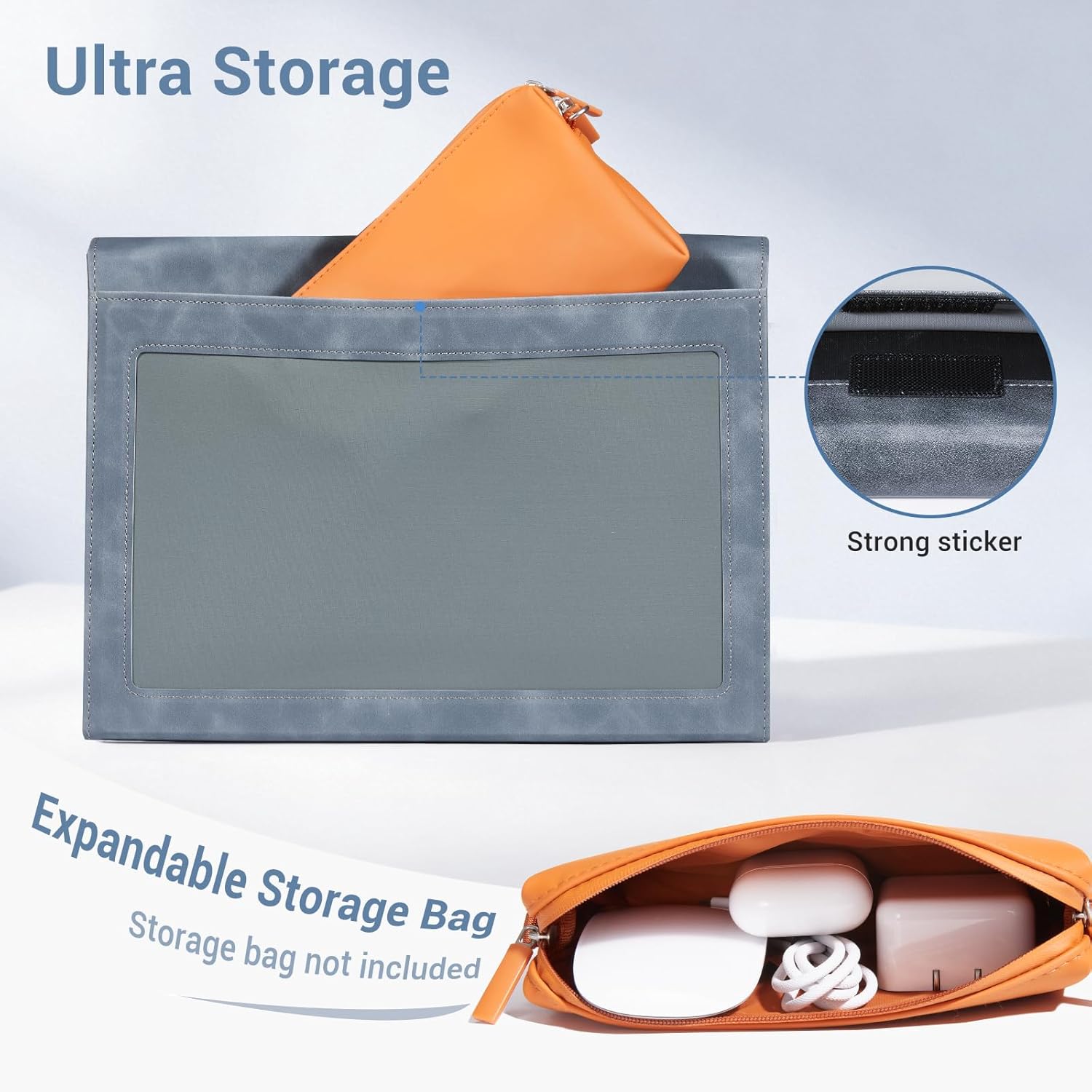 CoBak Case for Microsoft Surface Pro 12" (2025), Premium Business Cover with Multi-Angle Stand, Embedded Stylus Holder, Keyboard Support & Built-in Organizer – Tailored for Professionals,Navy Blue - Image 3