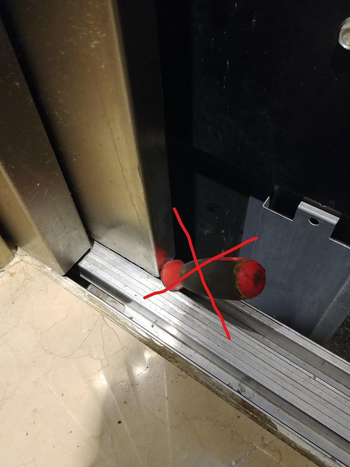 2 pcs Elevator Door Stopper Device, Gray, 2 Items