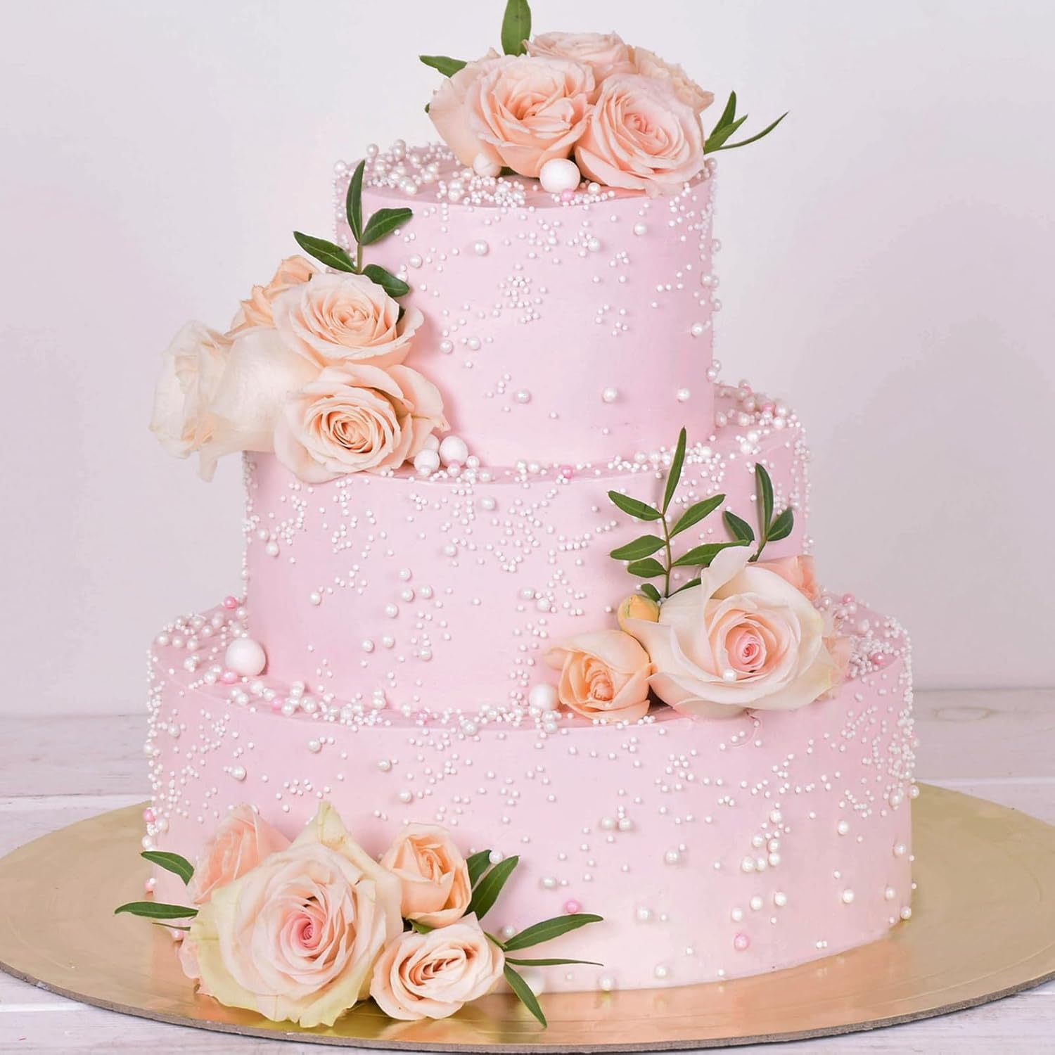 LEBERY Pearl Sugar Sprinkles Mini White Edible Pearls 2mm 130g/4.6 Oz White Edible Balls Sprinkle Sugar Pearls for Cake Decorating Candy Pearl Cake Ice Cream Toppings Wedding Chirstmas Supplies - Image 5