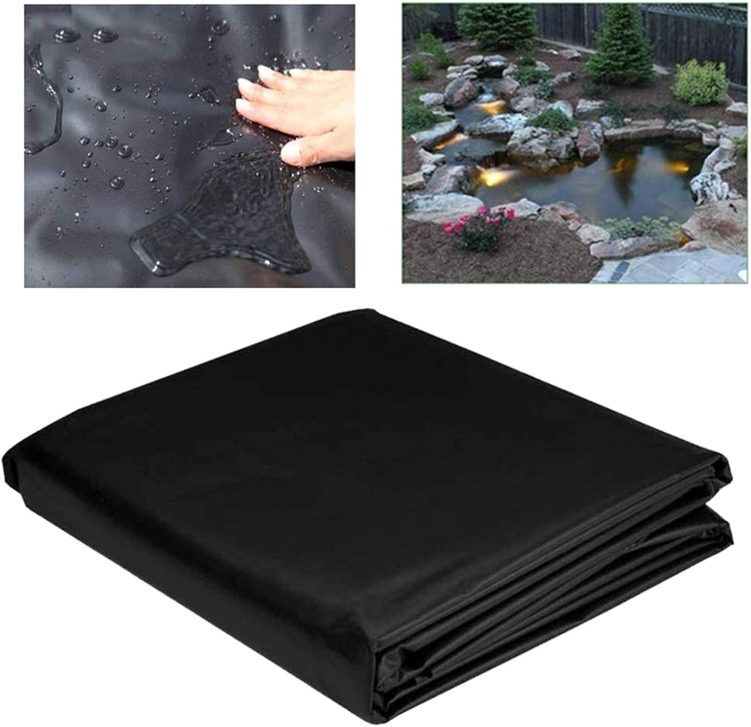 Heavy Duty UV Resistant Pond Liner - Tear-Resistant Membrane for Garden Fish Pond, Stream & Fountain (30S - 0.3MM) - Durable, Pre-Cut, Ideal for Water Features
