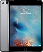 2015 Apple iPad Mini 4 (7.9 inch, WiFi + Cellular, 128GB) Space Grey (Renewed)