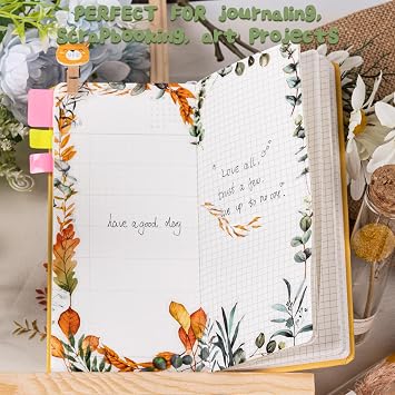 3 Rolls Clear Plants Leaves Waterproof Stickers, Pre-Cut Vintage Leaf Stickers for Art Journaling Planners Scrapbook Laptops DIY Album Decoration