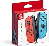Nintendo, Controle Nintendo Switch, Joy-Con, Esquerdo e Direito, Versátil, Azul Neon e Vermelho Neon