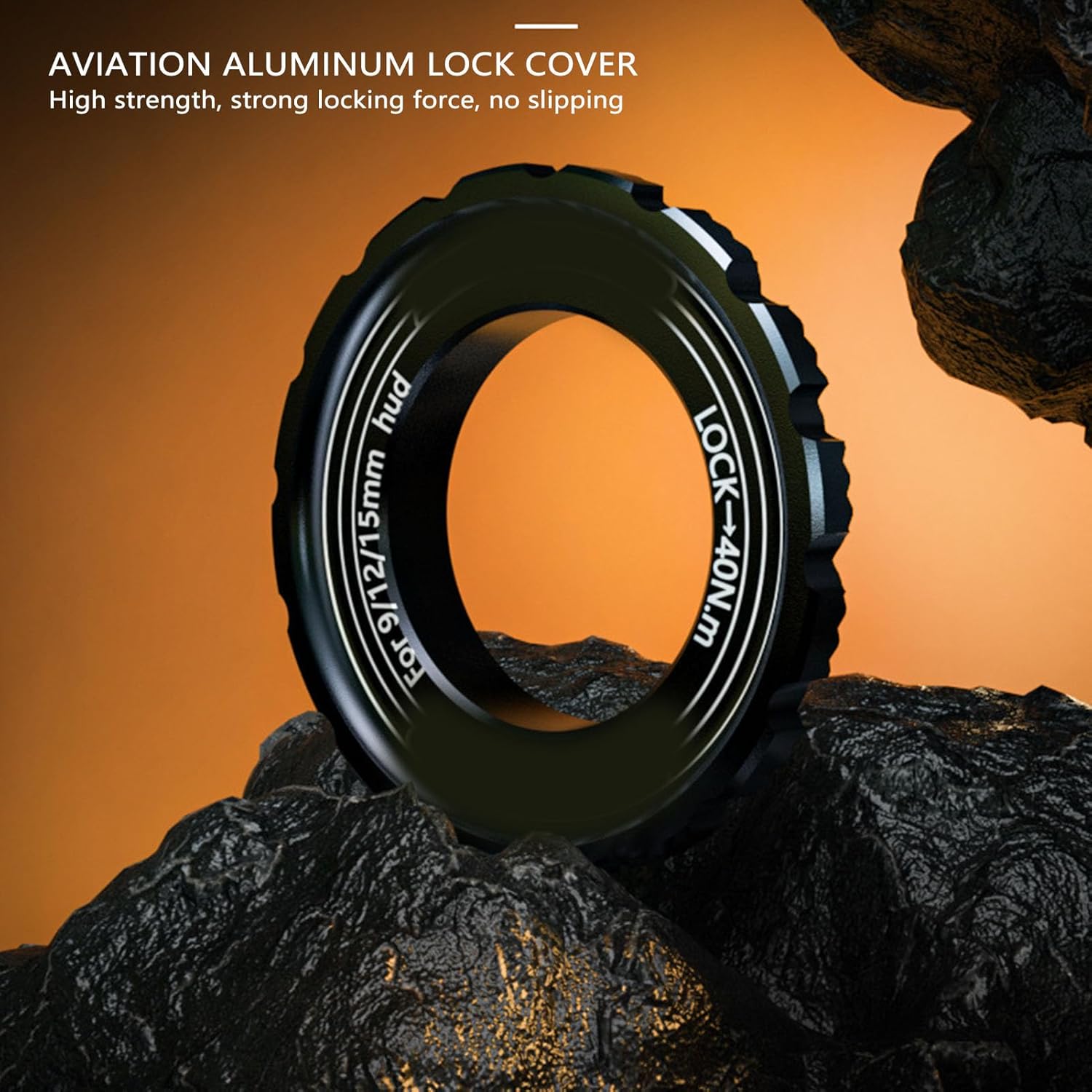 Bike Disc Brake Rotor, 140mm High Strength Aluminum Alloy Bike Centerlock Disc Rotor Cycling Accessory