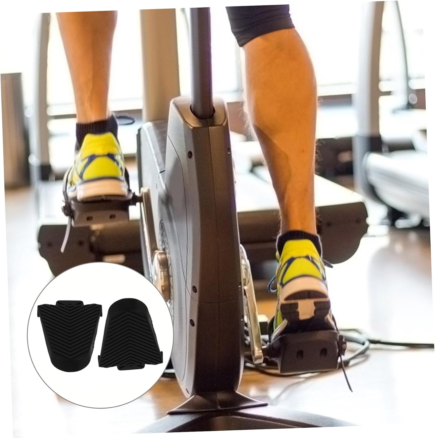 Road Bike Cleat Cover Rubber Protector Cycling Shoe Cleats Anti-Skid Pedal Grip for Comfortable Walking and Enhanced Stability