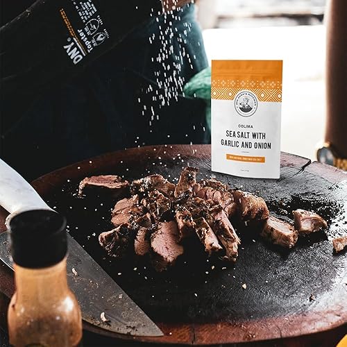 Miniatura 3 de Sal marina de Colima Nuevos sabores  Sal marina escamosa 100% natural con cuatro sabores diferentes  Cosechada a mano y sin refinar  Para carnes,