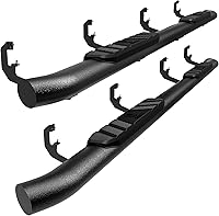 Tyger Auto TG-SS2C35068 3.5" Oval Nerf Bars Running Boards for 2019-2026 Chevy Silverado & GMC Sierra 1500/2500/3500HD Crew Cab - No-Drill