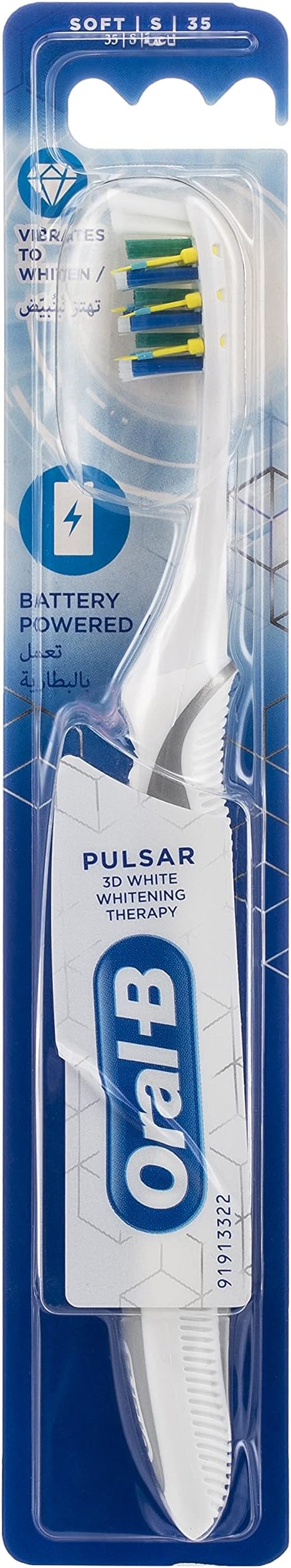 Oral-B 3DWhite Whitening Therapy Pro-Expert Pulsar Toothbrush, Medium
