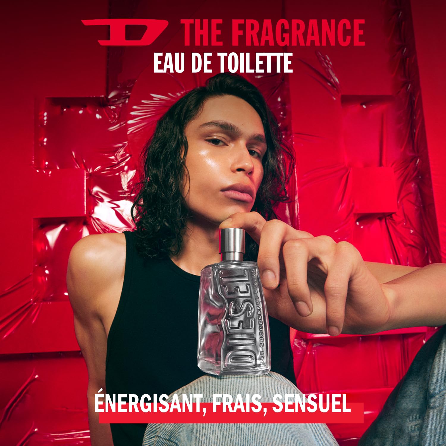 DIESEL D By Diesel - Eau De Toilette Homme - Fougère Ambrée - Gingembre, Accord Coton Denim & Vanille - Tenue Longue Durée - Spray Vaporisateur