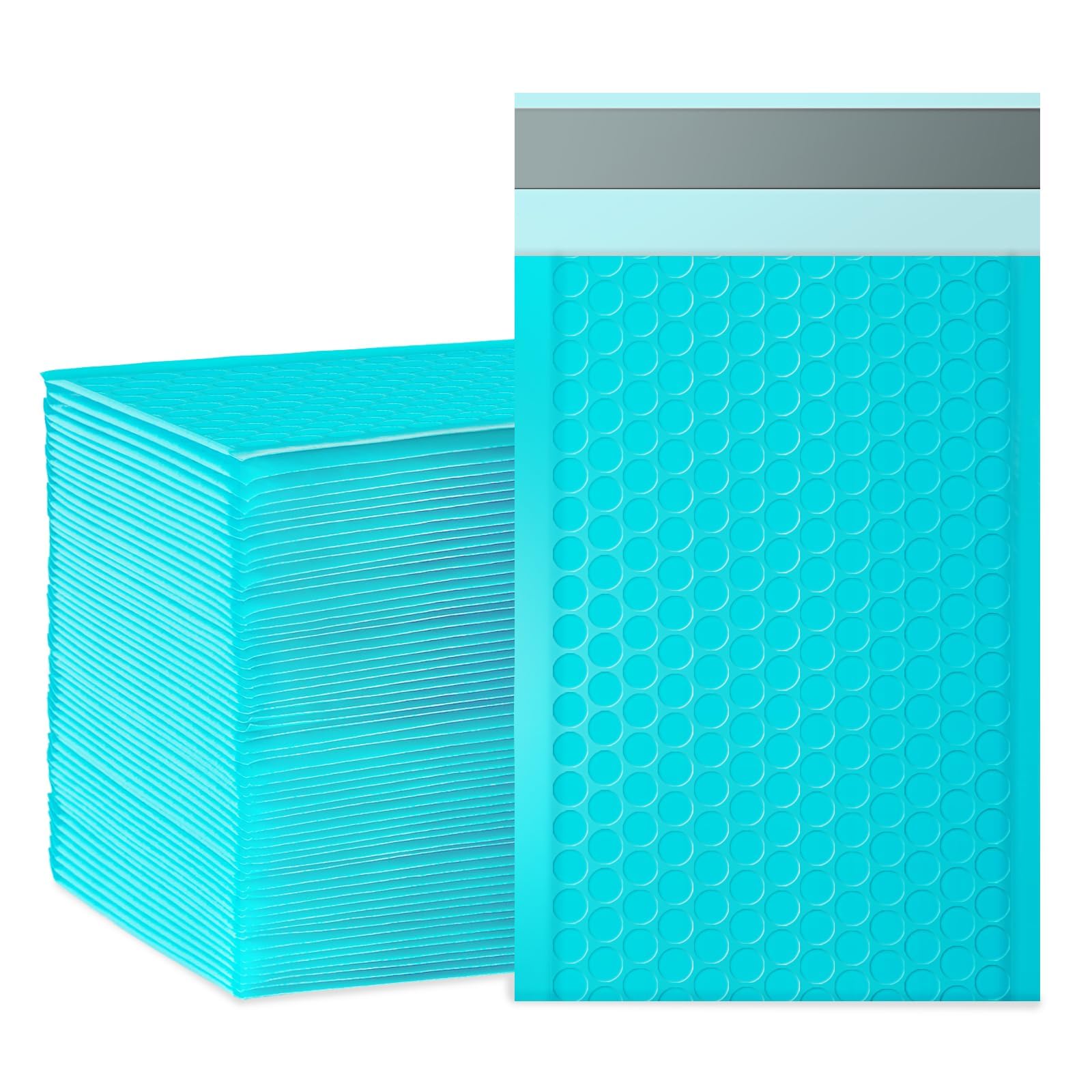 packbabol Bubble Mailers, 4x7 Inch Padded Bubble Mailers Pack of 50 Bubble Envelopes Opaque Self Seal Adhesive Waterproof Bags for Shipping and