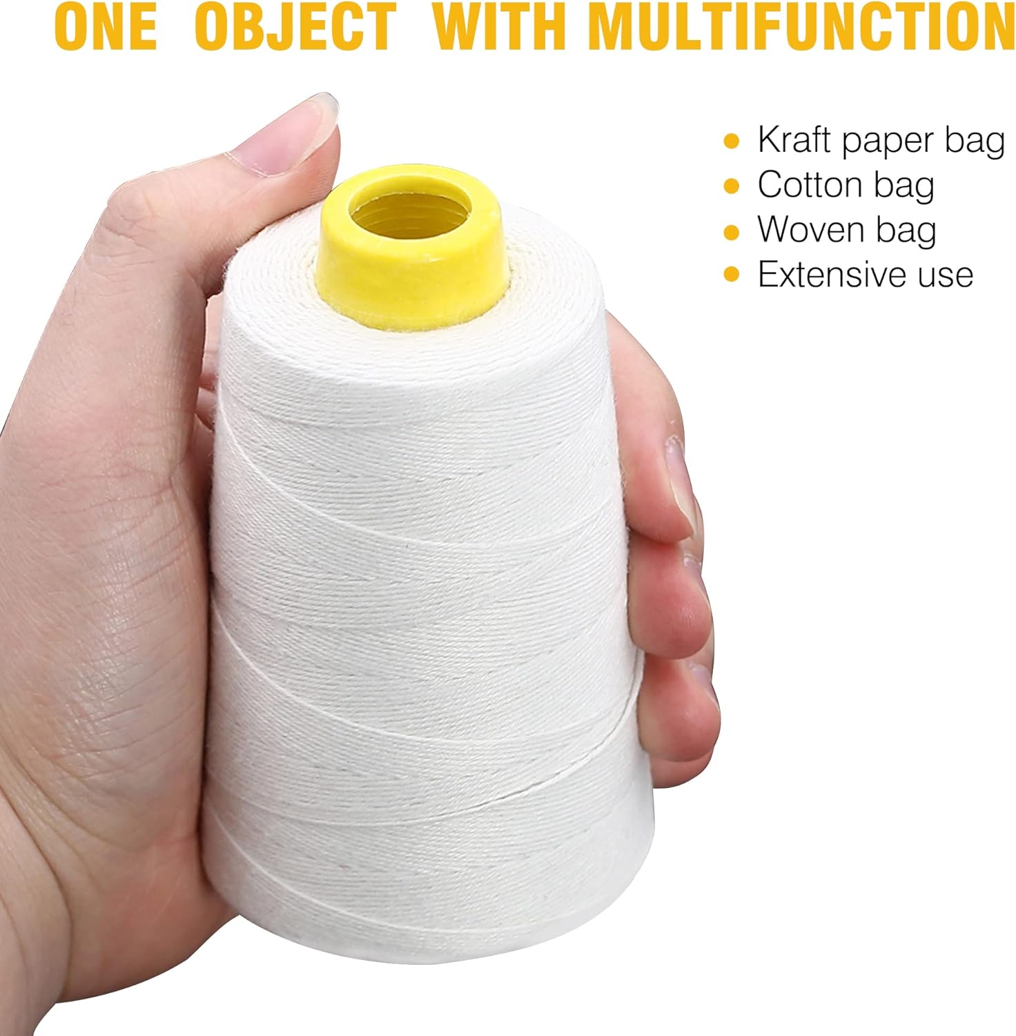 6-Stranded Sewing Thread Heavy Duty Spool Industrial Sewing Thread for Bag Sewing Machine Bag Closer Machine - Image 4