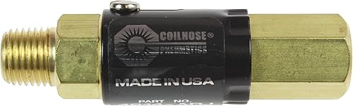 Coilhose Pneumatics 4214-ADJ Regulador de presión ajustable en línea, 14 pulgadas