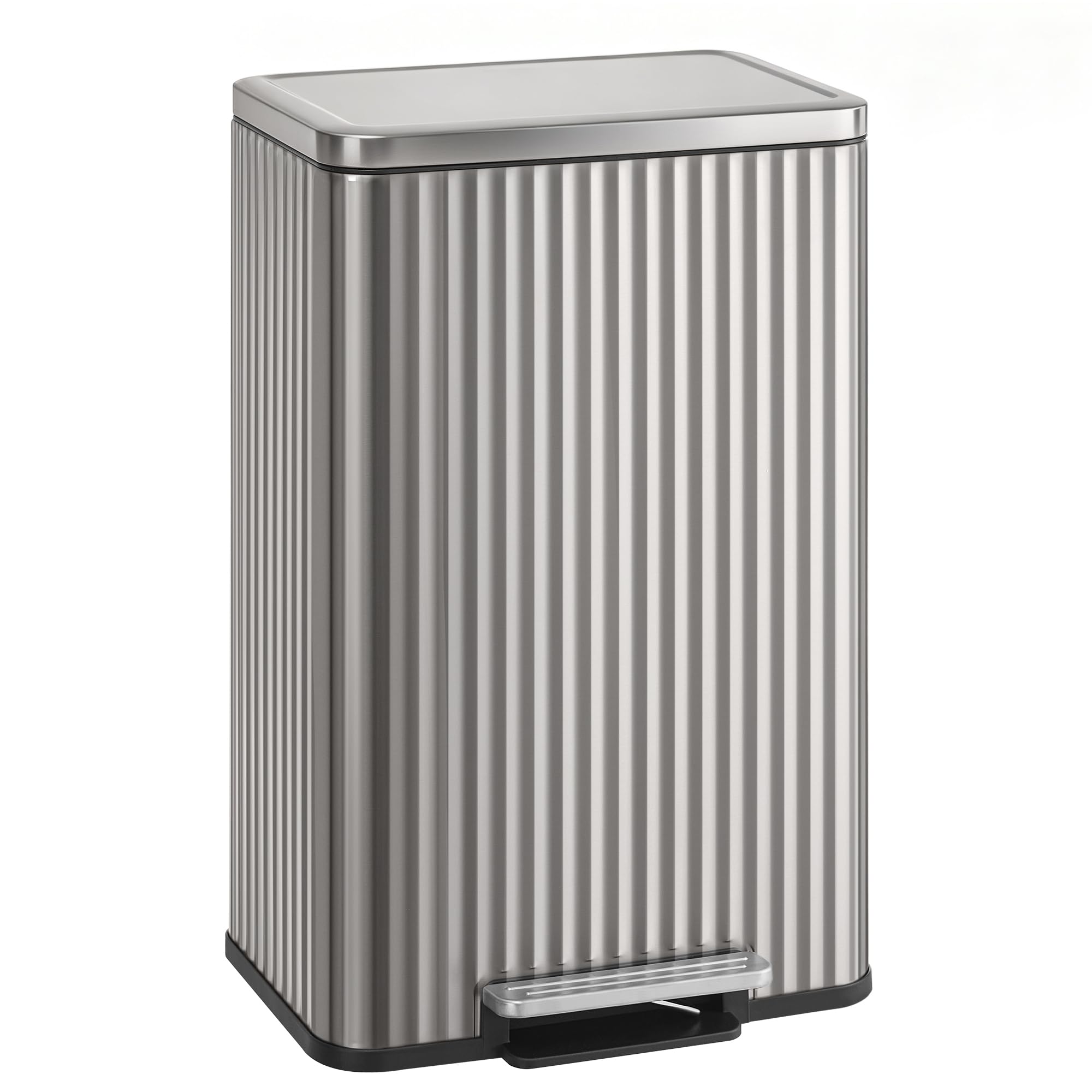 SONGMICS Trash Can 13 Gallon with Removable Inner Bucket