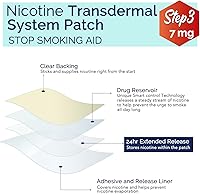 Vista 3 de Stop Aid,Paso 3,30 Parches,7mg entregado durante 24 horas,Ayudando a dejar el parche,Parches de parada