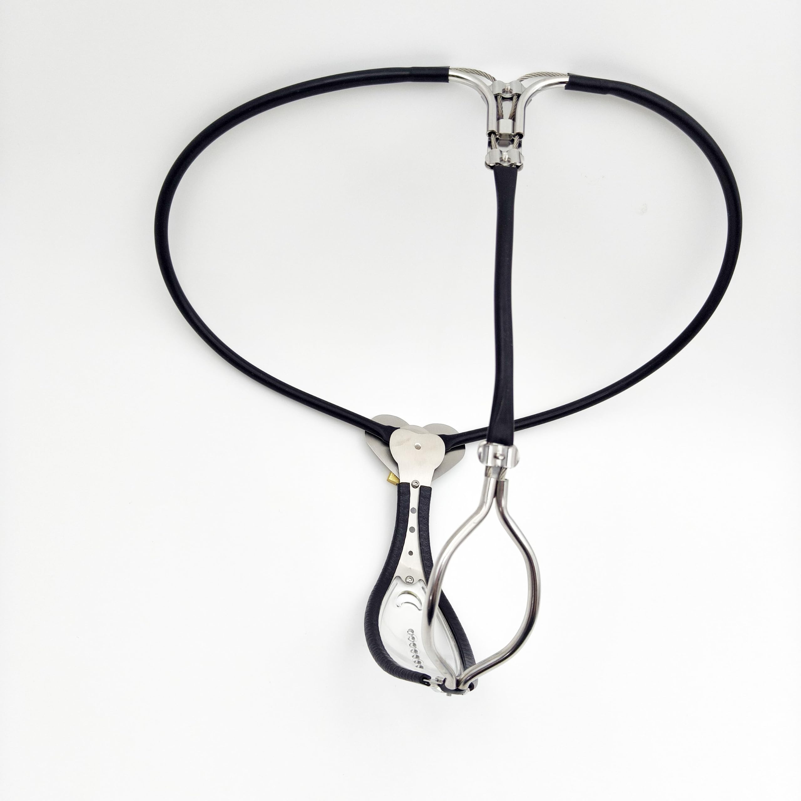 Ceinture de chasteté Féminine Forme de cœur acier inoxydable C 60-90cm