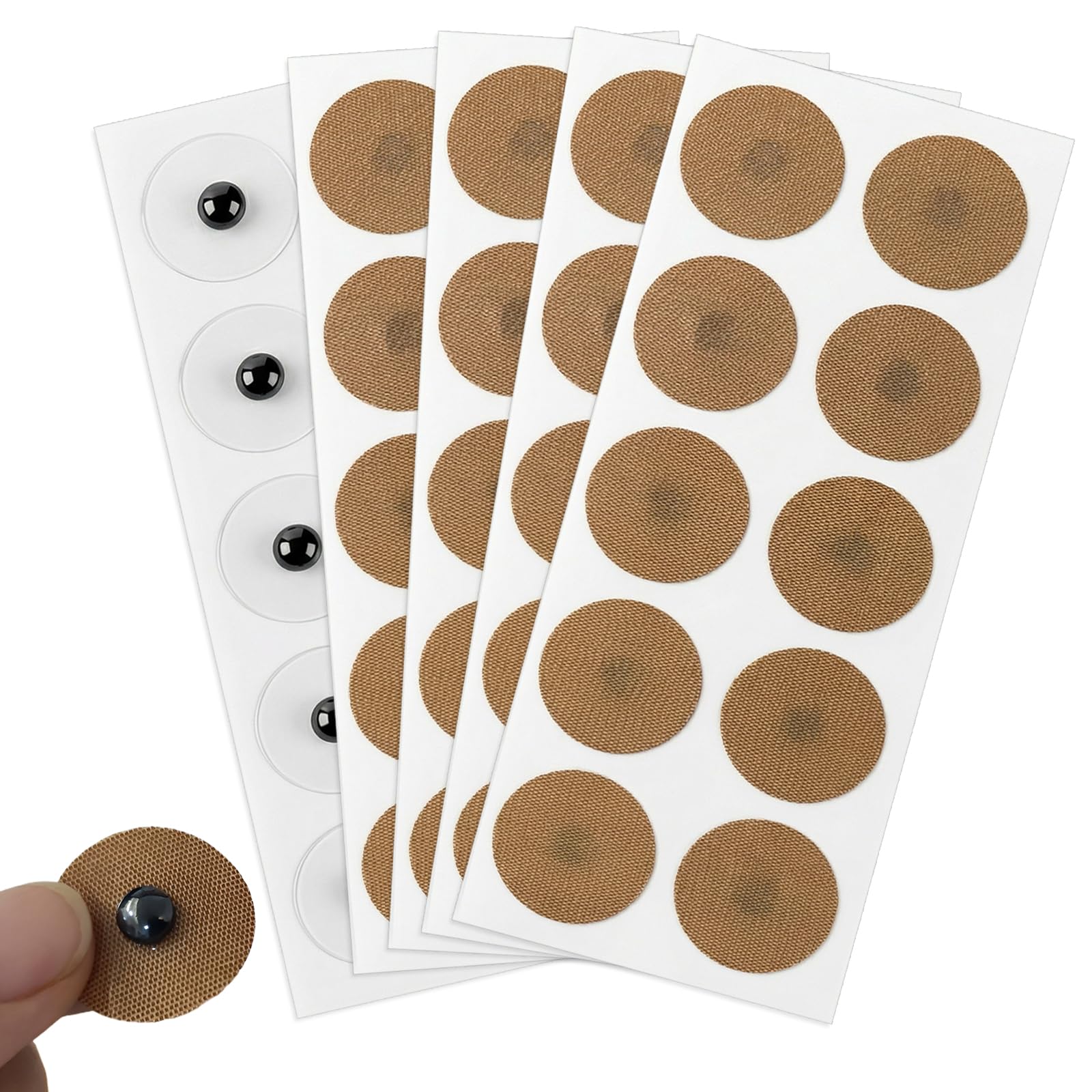 5 Fogli Cerotti Magnetici (50 Magneti) | Gesso Magnetico Gauss per Sollievo | Per Adulti