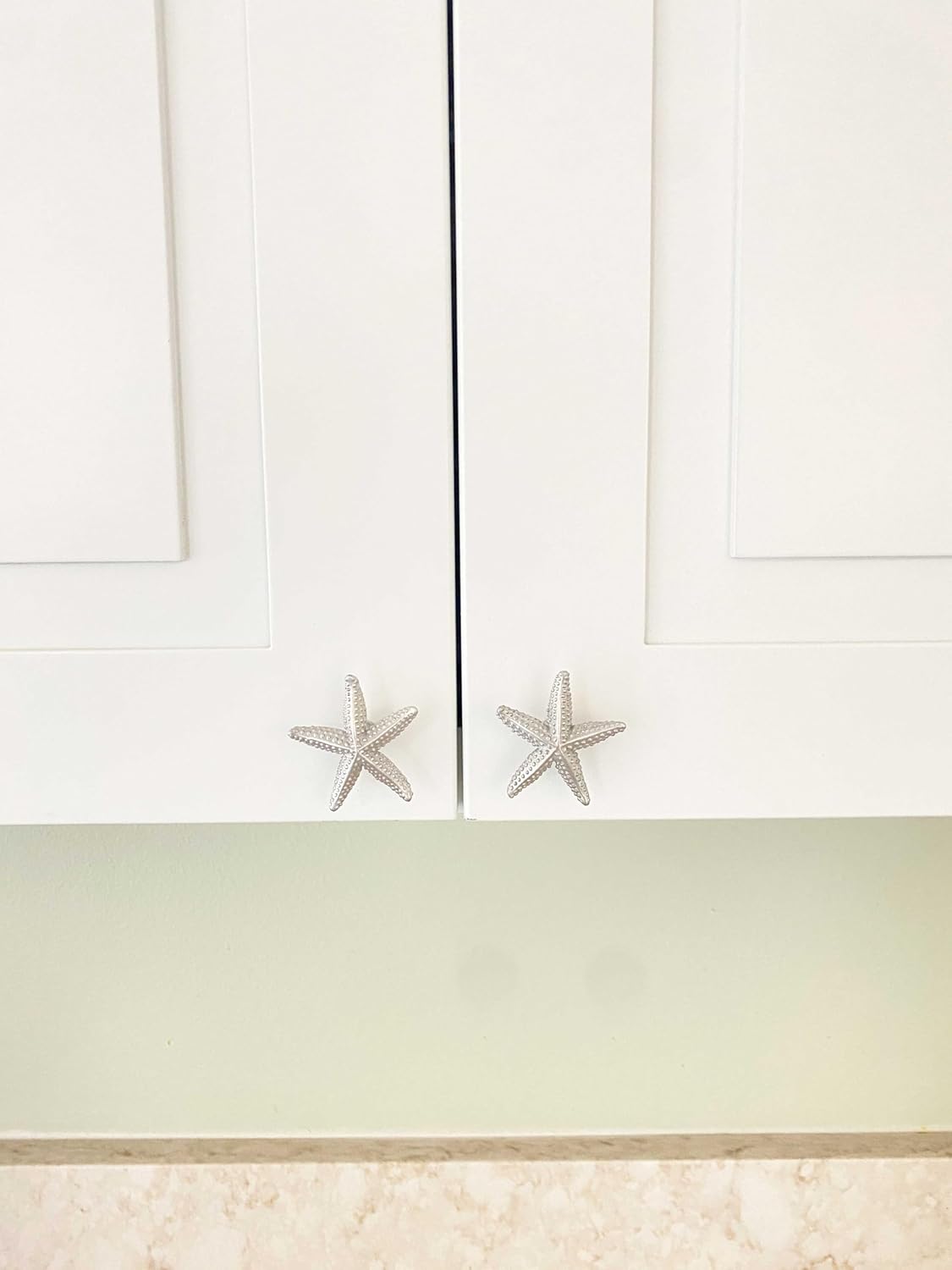 Costello Coastal - Starfish Cabinet Knob (Small, Set of 2) | Artist Pewter Hardware Collection