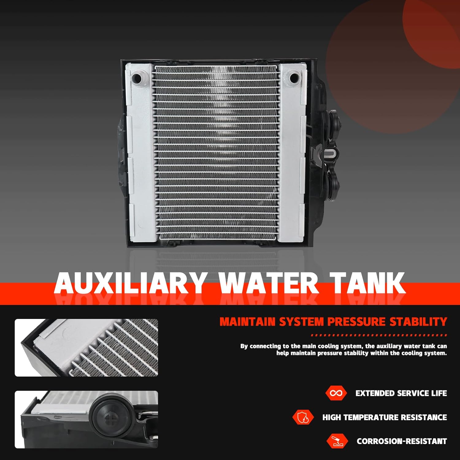 Engine Coolant Radiator Assembly Compatible with B-M-W 7 Series F01 F02 730i 740i 750i 760i 2009-2015,6 Series F13 2014-2017,5 Series F11 2010-2013 F07 2012-2017 17117802662