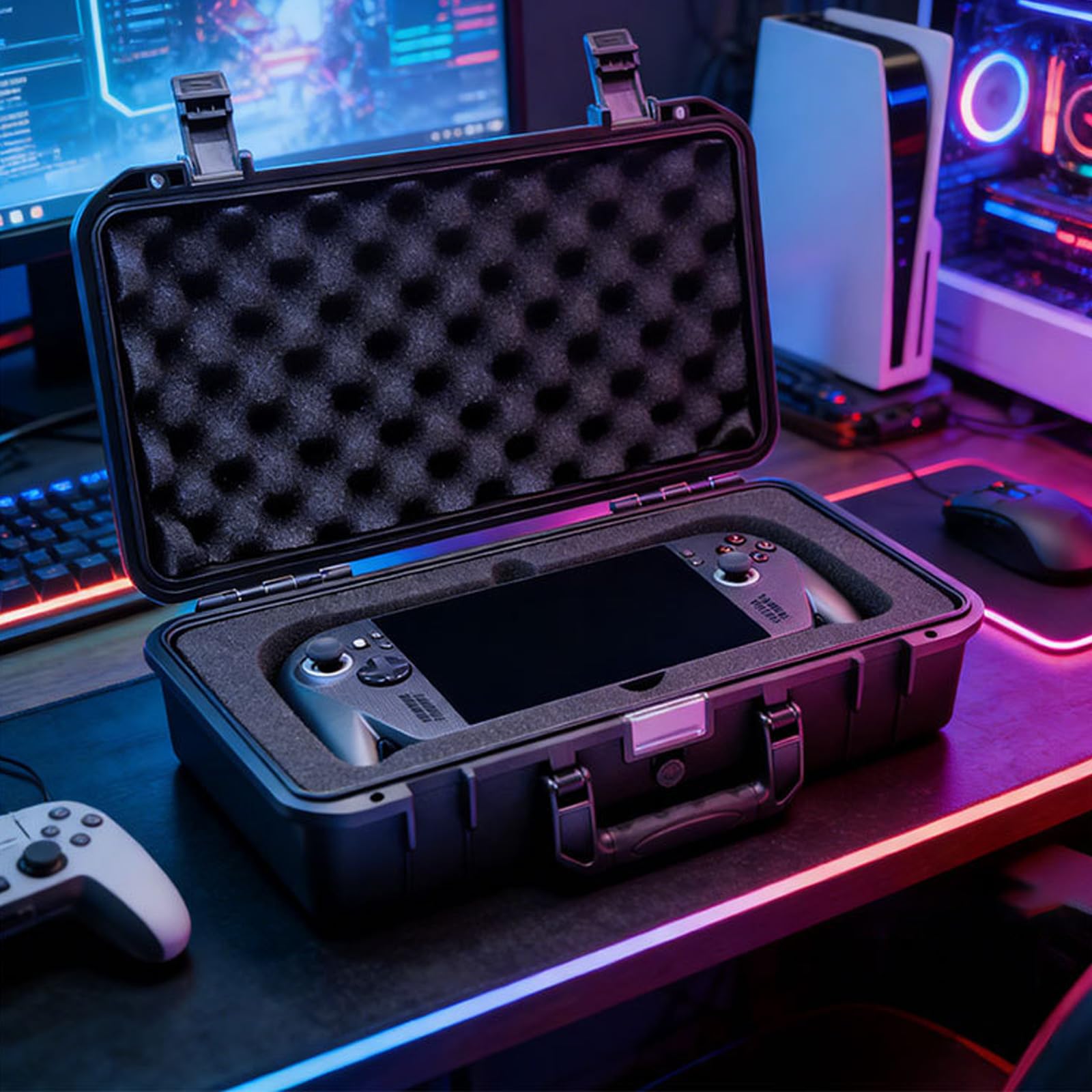 Estuche de transporte para X caja de almacenamiento a prueba de arañazos consola de juegos portátil funda protectora a prueba de golpes con cubierta protectora de