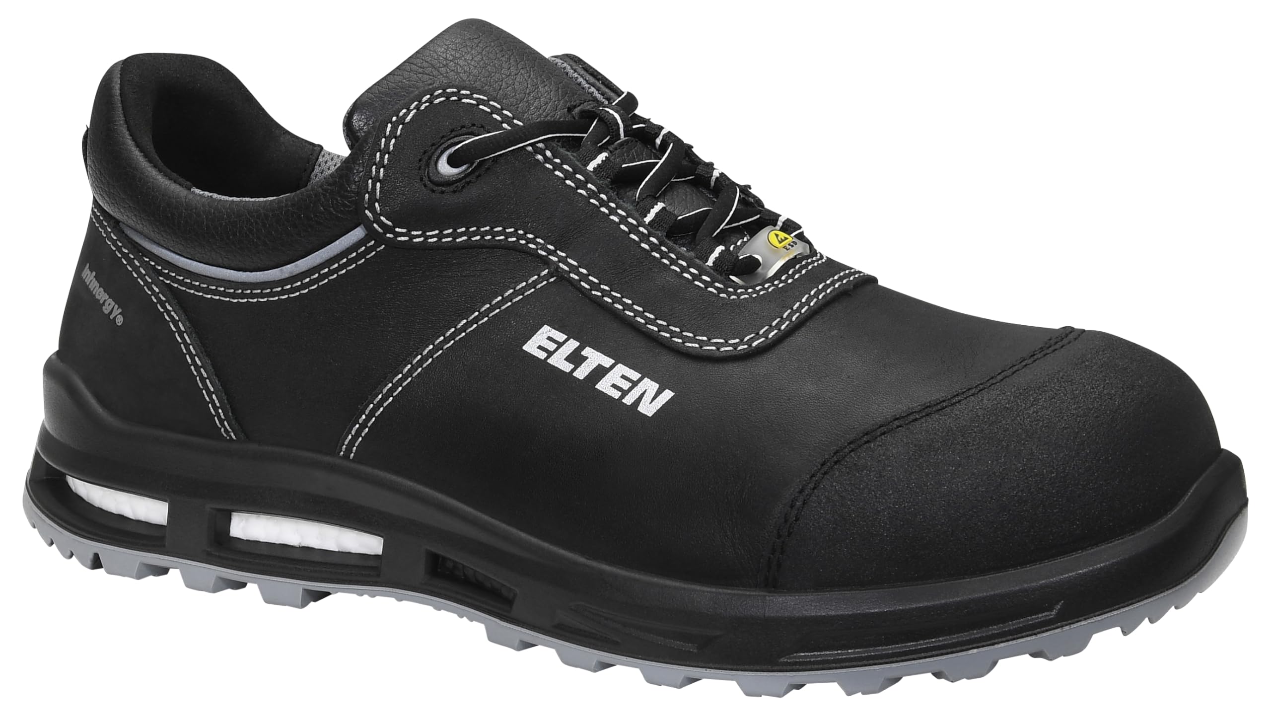 ELTEN Sicherheitsschuhe Reaction XXT Low ESD S3S, Damen und Herren, Leder, Kunststoffkappe (Leichter als Stahlkappe), leicht, robust