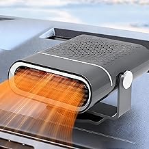 DAZZTIME Portable Car Heater, 12 V 150 W Heater for Car, 2 in 1 Car Heating Defroster, Portable Fan Heater for Car, Car Heater Defroster, Car Demister
